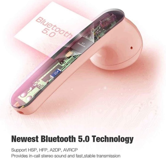 Wireless Earbuds, IPX5 Waterproof Bluetooth Earbuds Stereo Earphone, Bluetooth - Picture 4 of 6